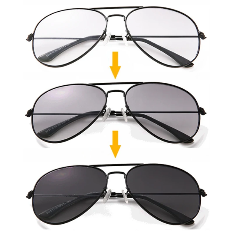 Uv-Søn Fotokromisk Progressive Briller til Læsning Kvinder Mænd Multifokal Anti-blå lys Udendørs Skygge for solen Langsynethed Briller