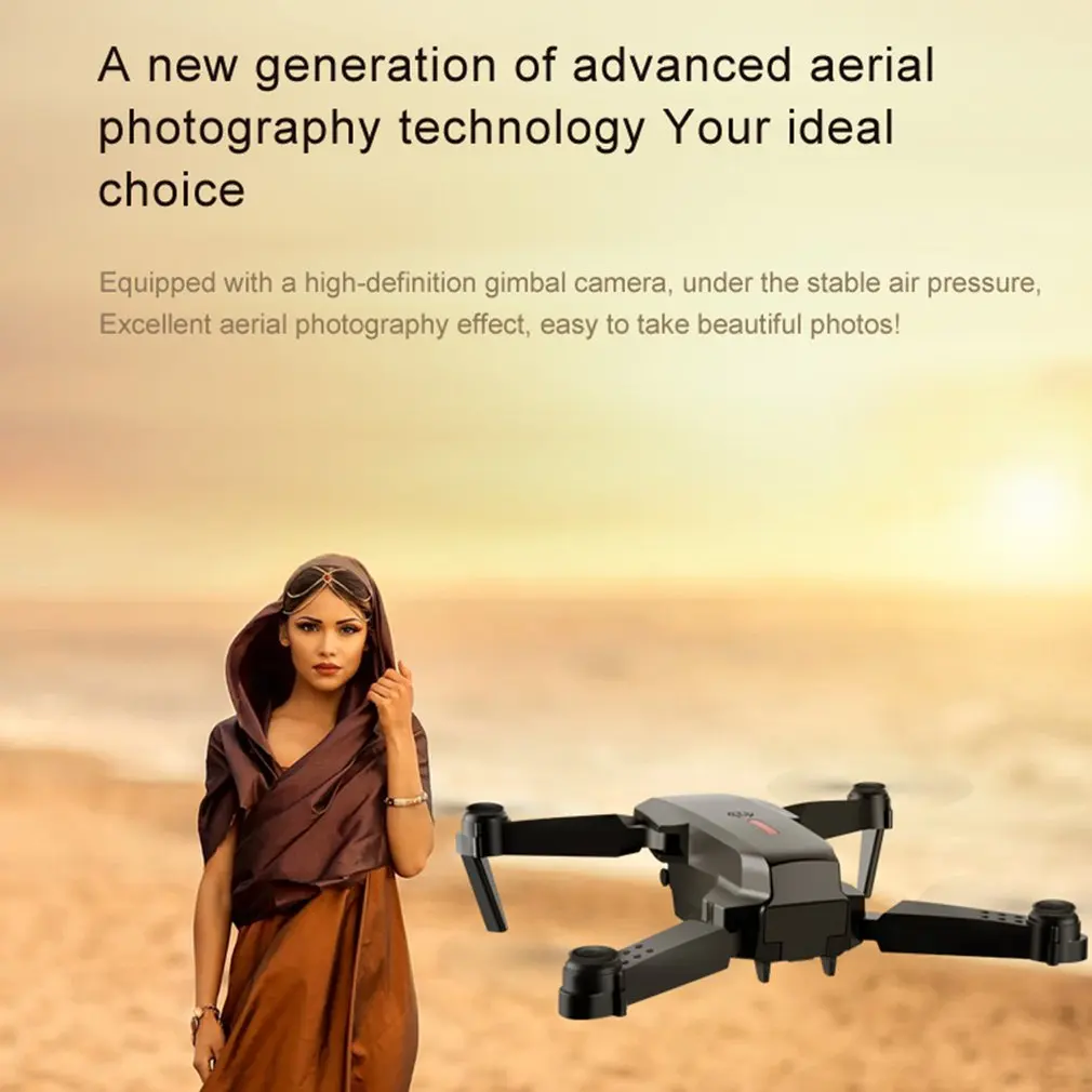 E88 pro drone 4k HD dual kamera visuel positionering 1080P WiFi fpv drone højde bevarelse rc quadcopter Dron Legetøj