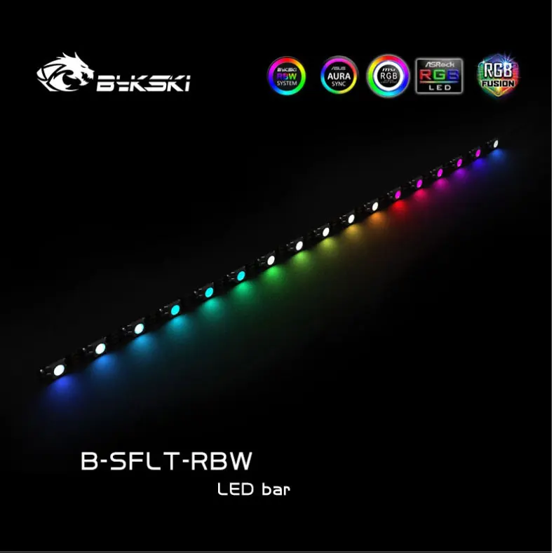 Bykski 5V 3pin A-RGB Non-vandtæt Bløde Strimler / LED lysbånd brug for CPU-GPU-Blok /Pumpe /vandveje board Udskiftning af D-RGB