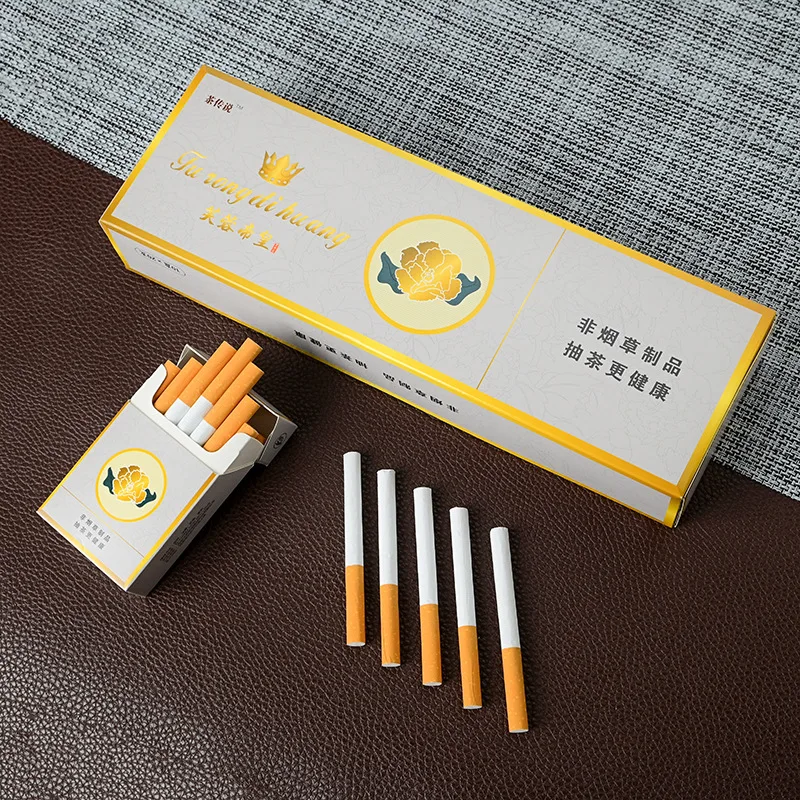 FuRongDiHuang Urte Te Røg Tyk Branck Sunde Cigaretter Uden Nikotin Tobak