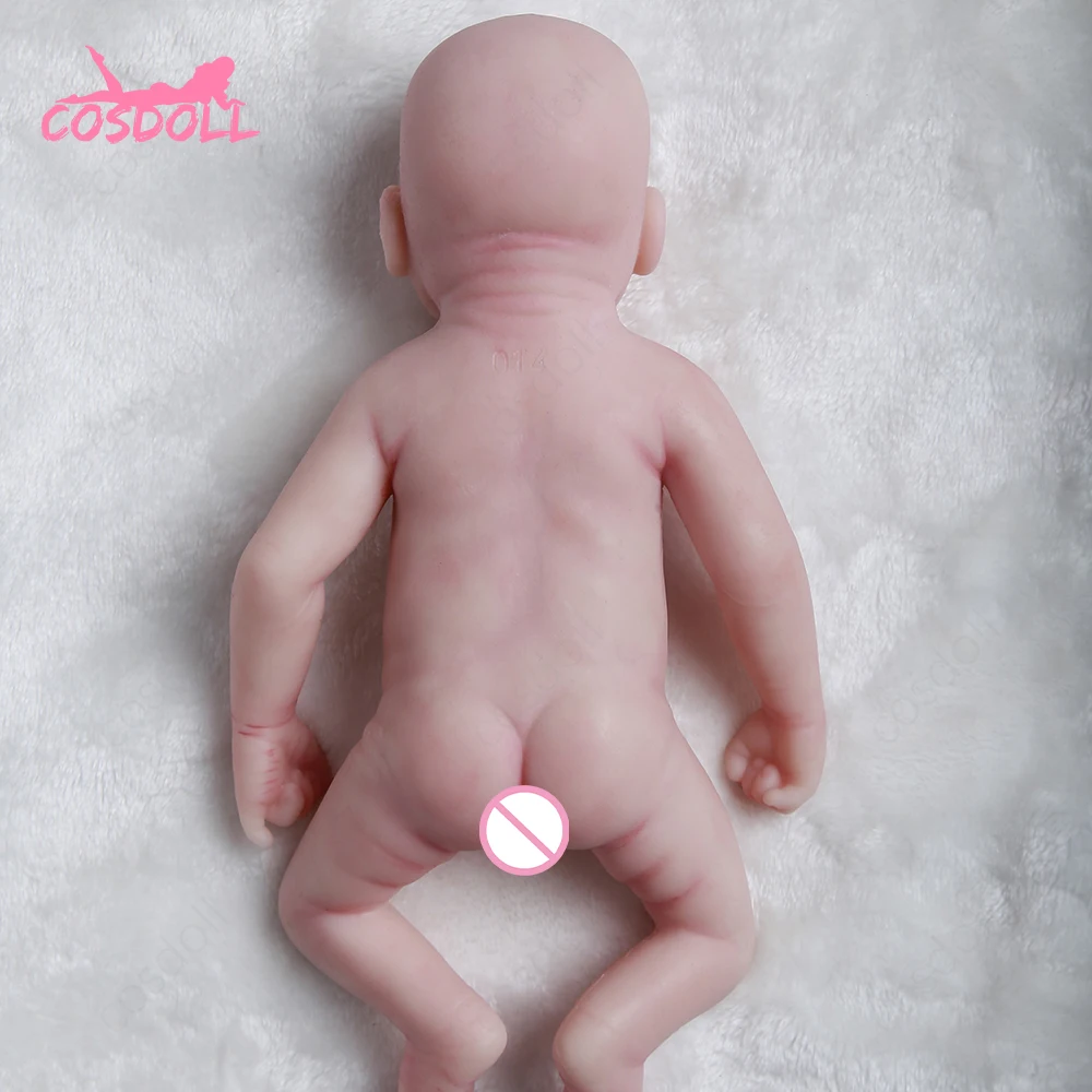 Nyeste Reborn Dukke 26CM 0,5 kg Baby Dukker Fuld silikone Åbne munden for Børn, Legetøj, Barn solid Full Body Naughty Girl