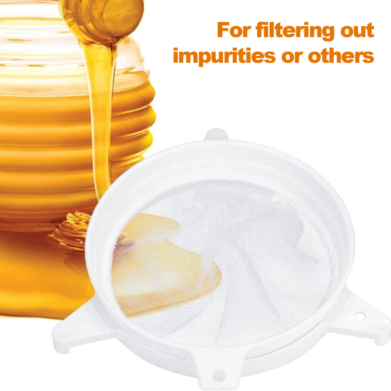 Dobbelt Mesh Honning Si Honning Emhætte Filter Dobbelt Sigte for Biavler, Køkken og Andre Filtrering ved Hjælp af Køkken Si