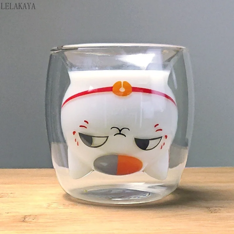 Anime Natsume Yuujinchou Takashi Sensei Kat Glas Resistente Drikke Kop Søde Krus Mælk, Te, Juice, Kaffe Kop Service Kids Gave