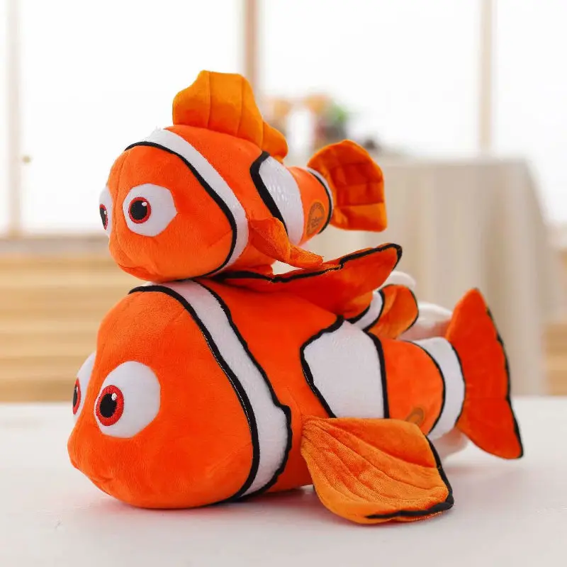 25/40/60cm Bløde Nemo Klovn fisk I Animation Plys Legetøj Gave Til Børn