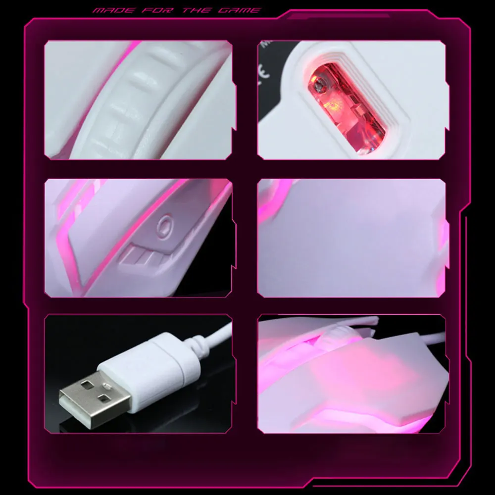 Ergonomisk Kablede Gaming Mus-Knap LED-2000 DPI USB-Computer Mus Med Baggrundsbelysning Til Bærbare PC, Gamer Mus S1 Tavs Mause Ny