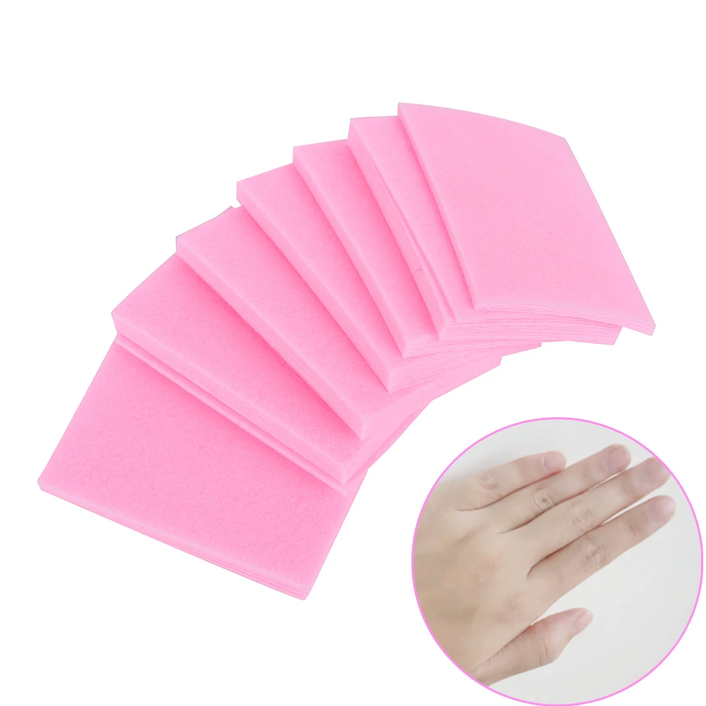 70pcs Pink Nail Art Remover Renere Nail Wipes Degreaser Gel Polish Remover Manicure Sæbe