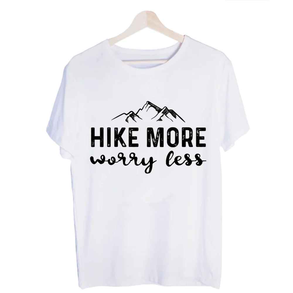 VANDRETUR MERE at Bekymre sig Mindre Vandring Camping Udendørs t-shirts Mænd Mode Sommer T-shirts Tshirt Top Streetwear t-Shirts Harajuku Sjovt