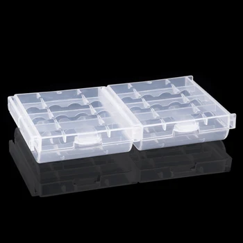 1/2/4/8stk Plastik Boks LR6 Indehaveren AA-Batteri opbevaringsboks Proetctive Container Tilfælde Arrangør For 4 X AA Batterier