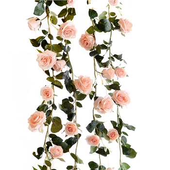 1,8 m Kunstige Australske Steg Vinstokke Familie Bryllup Arch Have Snoede Kunstig Rose Vinstokke