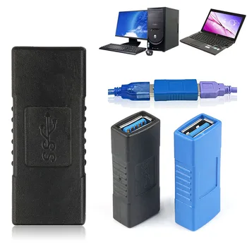 1 PC Bærbare USB 3.0-Skriv Et Famle At Famale Adapter USB 3.0 Type A-Interne Porte Kvinde Til Kvinde-Stik Kabel Extender