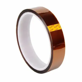 1 Rulle bredde 5 mm/10mm/20mm Gold Finger Brun Høj Temperatur Tape Polyimid Isolering Egnet Til Printeren.