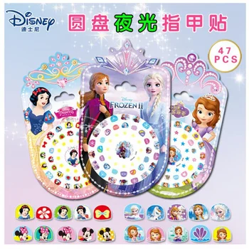 1 STK Anime Tegnefilm Frosne Disney Princess Sofia Nail Stickers Minnie, Mickey Snow White Art Dekoration, Klistermærke Kids Legetøj