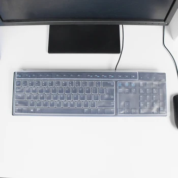 1 STK Gennemsigtig Universal Desktop-Computer Tastatur Hud Dække Film For Vandtæt, Støvtæt Silikone Keyboard Protector Film