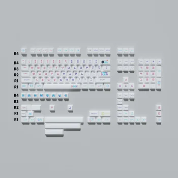 1 Sæt PBT-Dye sublimation Tasterne For MX Skifte Mekanisk Tastatur Elektroniske Spil Nøgle Cap Cherry Profil 3U U 6.0 6.5 U Mellemrumstasten