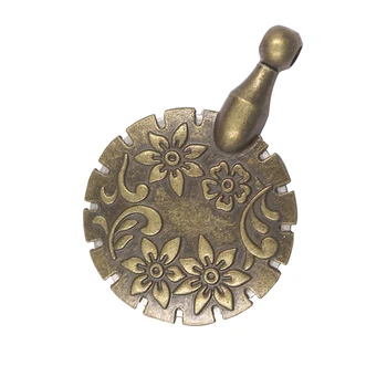 1 stk Høj kvalitet Sytråd Cutter Vedhæng Runde Form Antik Bronze Sikkerhed skærekniv Linje Af DIY Sy Tilbehør