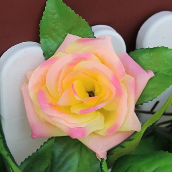 1 stk Ny Kunstig Rose Blomster, Vin Efteråret Sukkerrør Baggrund Indretning Silke Falske Rattan Krans Til Bryllup Home Hotel Indretning Tilbehør