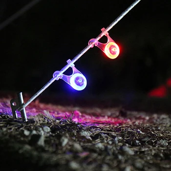 1 stk Vandtætte LED-Lys Telt Snor Reb Hængende Lamper Mini-Lommelygte Camping Fiskeri Advarsel Sikkerhed Lampe