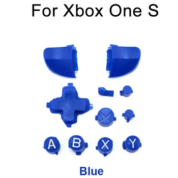 1 sæt 10Colors Solid RB LB Kofanger RT LT Udløser Knapper Mod Kit til Microsoft Xbox One S Slanke Controller Analoge Stick Dpad