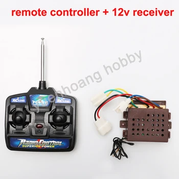 1 sæt 27MHZ 4CH Remote Controller Kit med 6V og 12V Modtager yrelsen for RC Børn at Køre Børn er Elektriske Biler Styring