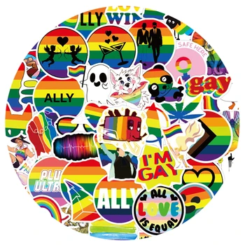 10/30/50STK Farverige Rainbow Gay Graffiti, Klistermærker Rejse Bagage Telefon Guitar, Laptop Klassisk Legetøj Sjove Mærkater Mærkat Vandtæt