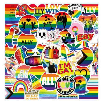 10/30/50STK Farverige Rainbow Gay Graffiti, Klistermærker Rejse Bagage Telefon Guitar, Laptop Klassisk Legetøj Sjove Mærkater Mærkat Vandtæt