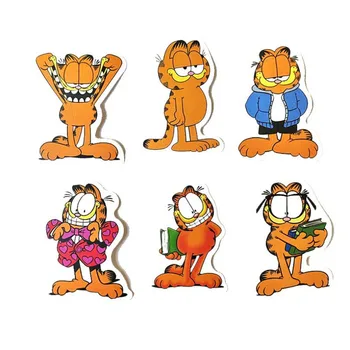 10/30/50STK Tegnefilm Søde Garfield Graffiti Notebook Bagage Telefon Vandtæt Hjelm Dekorative Klistermærker Legetøj Engros