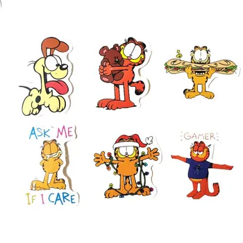 10/30/50STK Tegnefilm Søde Garfield Graffiti Notebook Bagage Telefon Vandtæt Hjelm Dekorative Klistermærker Legetøj Engros