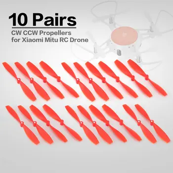10 Par Propeller blade til MiTu WiFi FPV Quadcopter Drone Reservedele Tilbehør
