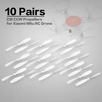 10 Par Propeller blade til MiTu WiFi FPV Quadcopter Drone Reservedele Tilbehør