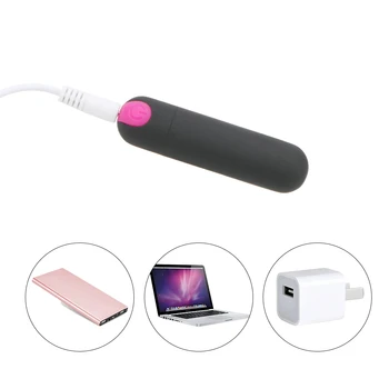 10 Speed Stærk Vibration Kraftfulde Finger Design G-spot Massager Mini Bullet Vibrator USB-Genopladeligt sexlegetøj til Kvinder