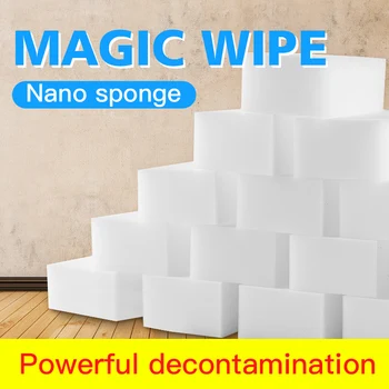 100*60*20 mm Melamin Magic Sponge Svamp Viskelæder Melamin Svamp Cleaner Rengøring Svamp til Køkken, Badeværelse Rengøring af Værktøj ZK20