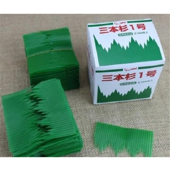 1000pcs /Max Grønne Blade Japansk Mad Sushi Dekoration Blade Sushi Græs Kreative Plast Blad Sashimi Indretning Værktøjer