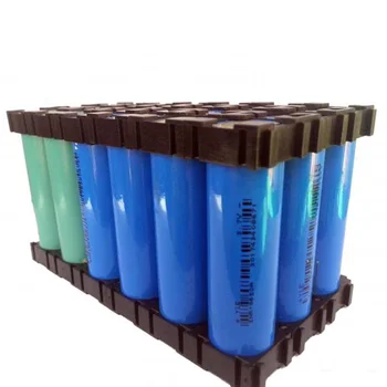 100pcs Batteri Bracket18650 Batteri Sikkerhed Holder Anti Vibration Cylindriske Beslag 22x22mm Lithium Batterier Stativ