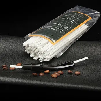 100pcs Bomuld Ryger piberensere Røg Tobak Rør Rengøring Af Hvide cigaretholder Tilbehør