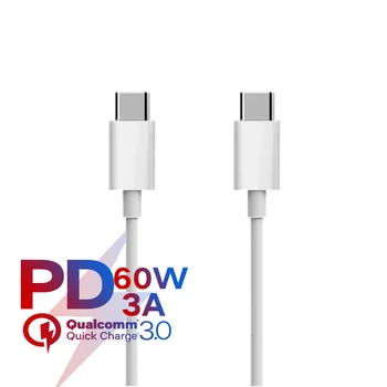 100pcs/masse Kabel 18PD til iPad Macbook Pro Huawei Xiaomi Samsung Mobiltelefon PD Hurtig Opladning USB Type-C Netledning med box