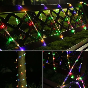 10M LED String lys Sølv Wire Jul Guirlander Rør led Fe Lys, Julepynt til Hjem Værelses Træ