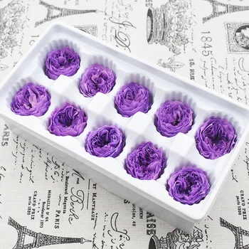 10stk/MAX Bevaret Frisk Blomst Austin Rose DIY Blomster Materiale Max Udødelige Steg 4CM Evigt Liv Flower B-Niveau.
