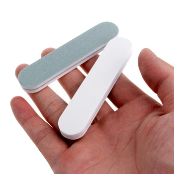 10stk Mini Smykker Polering Strip Buffer Nail Art Slibning Filer Manicure Værktøjer -W128