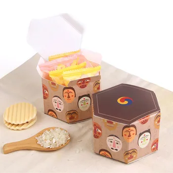 10stk Slik Kasser Papir gaveæske til Fest Baby Shower, Bryllup, Fødselsdag Bronzing Cherry Blossoms DIY Chokolade Cookies