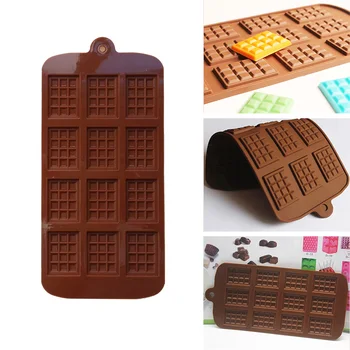 12 Grid Ævle Chokolade Silikone Formen Non Stick Silikone Kage, Slik Skimmel Dekorative Is Skimmel DIY Bage Formen Tilbehør