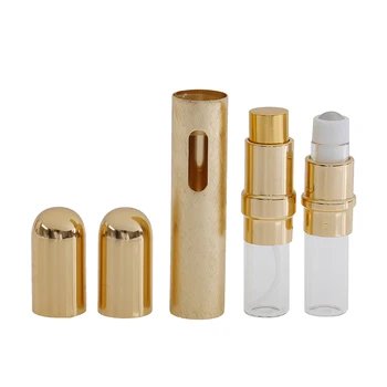 12 ML produkter med Dobbelt anvendelse, Parfume Spray Flaske Æterisk Olie Roller Flaske Tom Aluminium Kosmetiske Container Forstøver til Parfume til Rejser