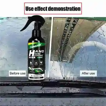 120 ml Flydende Keramiske Spray Coating Top Coat Quick-Belægning Værktøjer Voks Beskriver Automotive Agent Spray Bil