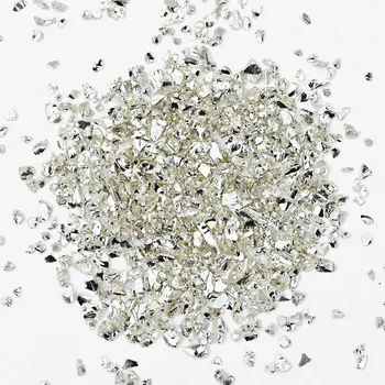 12Colors 3D Nail Sten, glasskår Søm smykker Mode Charme DIY-Små Grus Glitter Nail Art Rhinsten Pynt H&*