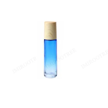 12pcs 10ml Farverige Tykke Glas Roller Æterisk Olie, Parfume Flasker med Hætter