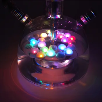 12pcs/masse Fe Farvet Perler LED-Lys til Shisha Vandpibe Chicha Narguile bar Tilbehør til Udsmykning Festlig Party-Dekorationer