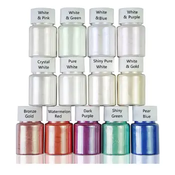 13 Farver Aurora Harpiks Pulver Perlemors Glimmer Pigmenter Kit Farvestoffer, Harpiks Farve Epoxy Harpiks Farve Toning Smykkefremstilling