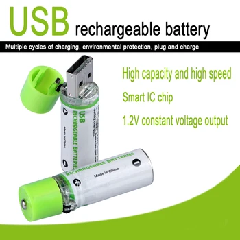 1450 mAh NI-MH AA Genopladelige li-ion-batteri med Høj kapacitet Batteri til fjernbetjening af musen lille ventilator, Elektrisk legetøj, MP3-afspillere