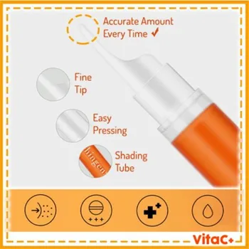 15 ml C-Vitamin Plet Fjernelse Whitening Gel Anti Fregne Creme Pen Effektiv Fjerne Fregne Pigmenteret Melanin Pletter