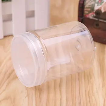 150 ml Runde Klart PET Container Jar Pot Flaske Til DIY Slim Clay Makeup Kosmetisk Creme Søm Square Box Med Låg