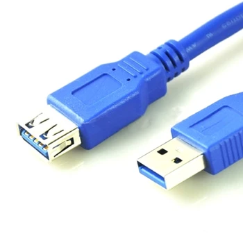 150cm USB 3.0 forlængerkabel Mandlige og Kvindelige forlængerkabel Hurtig Hastighed USB 3.0 Kabel Udvides til bærbare PC USB 2.0-Udvidelse